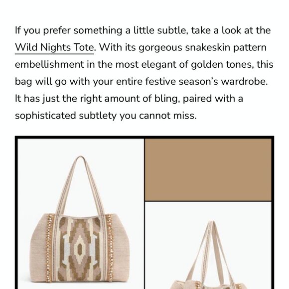 America & Beyond Beaded Weekender Bag - Picture 10 of 10